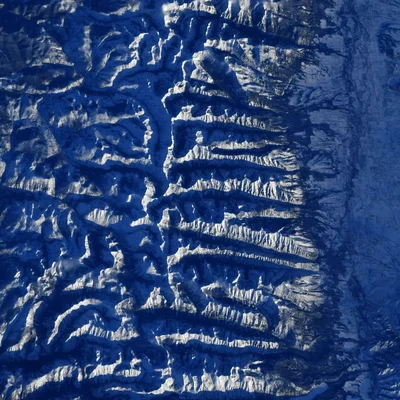 Астронавт показав, як виглядає засніжений світ із космосу - фото 536822