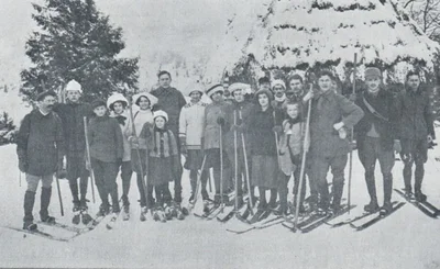 Опубликовали увлекательные архивные фотографии лыжников в Карпатах в начале XX века - фото 537509