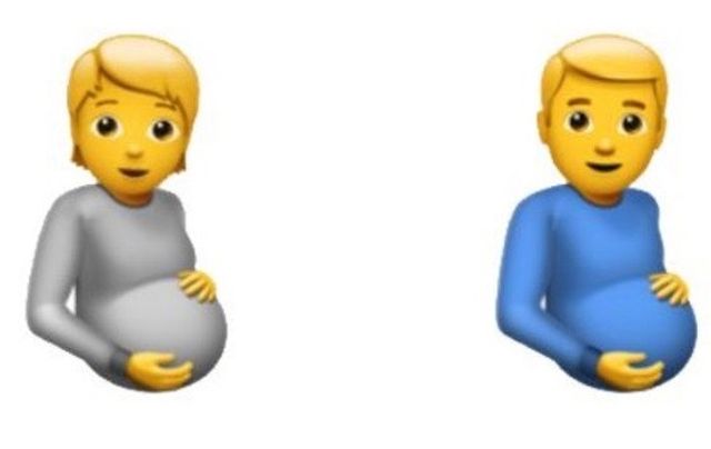 Новые эмодзи Apple с беременным мужчиной наделали шума в сети - фото 537915