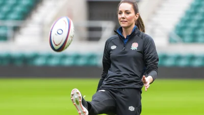 Кейт Миддлтон приняла участие в матче по регби