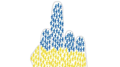 Гідна відповідь: патріотичні плакати та колажі українських митців, які вже вірусні у світі