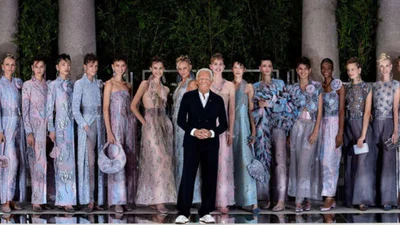 Показ Armani пройшов у цілковитій тиші — бренд підтримав Україну