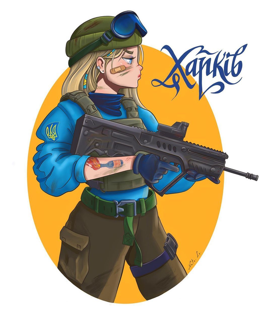 Патріотичні малюнки про незрівнянних українок в образах міст-героїв - 542688 Патріотичні малюнки про незрівнянних українок в образах міст-героїв - фото 542688
