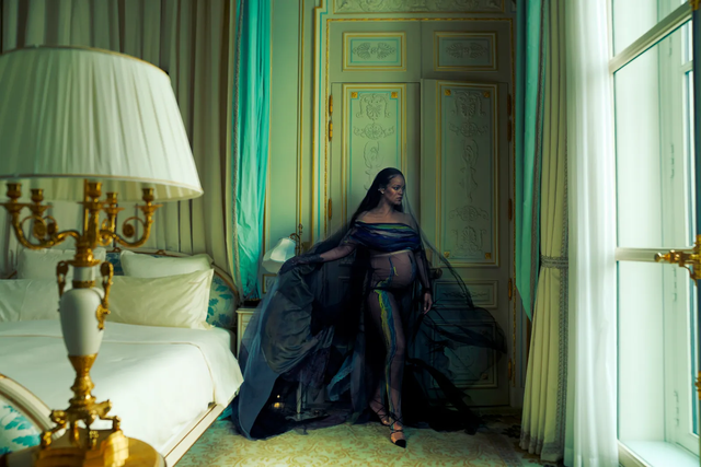 Беременная Рианна снялась в пикантной фотосессии для Vogue - фото 543008