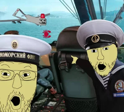 Держи подборку лучших мемов о затонувшем крейсере 'Москва' - фото 543299