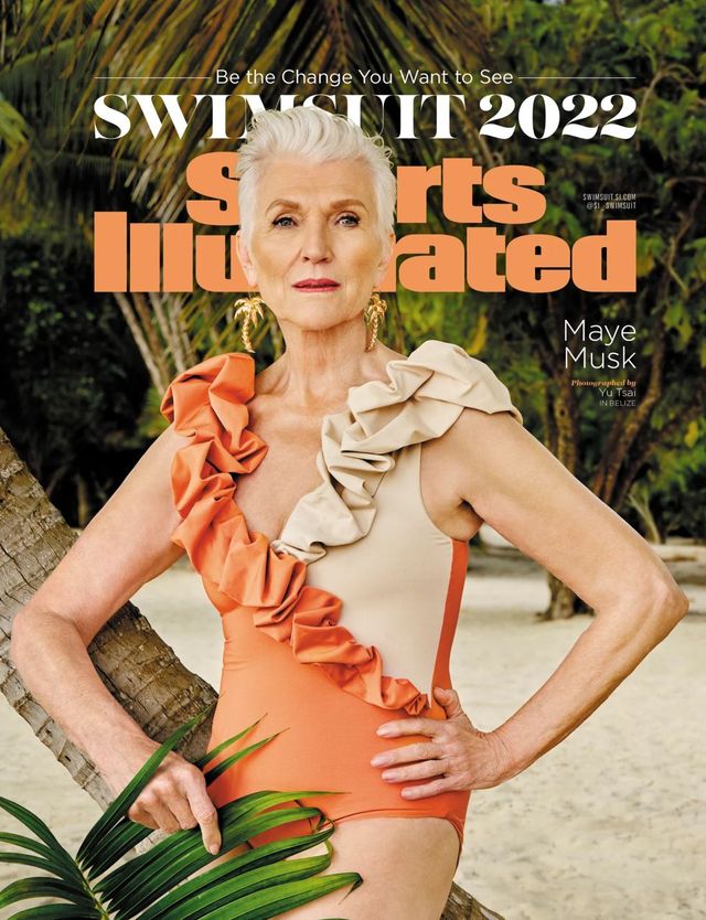 74-летняя Мэй Маск в соблазнительных купальниках на страницах Sports Illustrated - фото 544608
