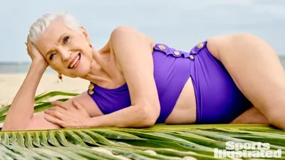 74-летняя Мэй Маск в соблазнительных купальниках на страницах Sports Illustrated