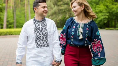 Елена и Владимир Зеленские поздравили украинцев с Днем вышиванки