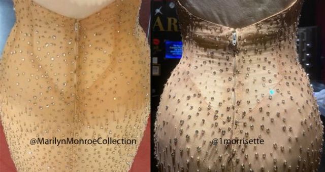 Ким Кардашьян сумела испортить культовое платье Мэрилин Монро, и все обсуждают этот фейл - фото 545481