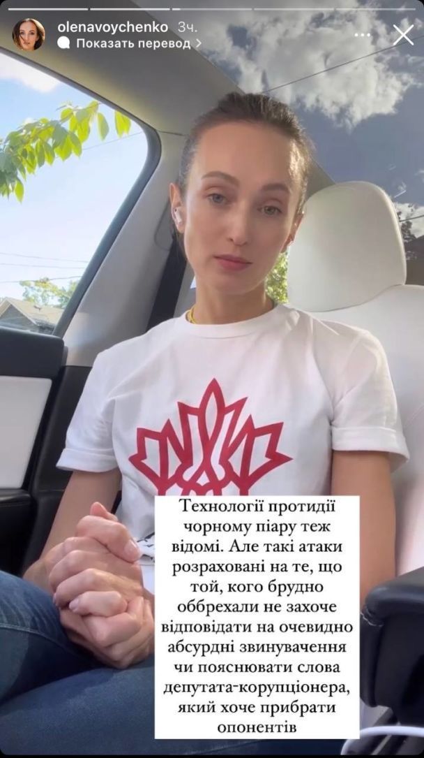 Елена Войченко ответила Владимиру Остапчуку на обвинение о проблемах с законом - 546184 Елена Войченко ответила Владимиру Остапчуку на обвинение о проблемах с законом - фото 546184