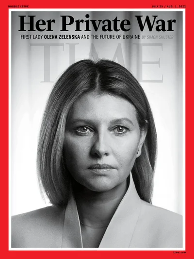 Елена Зеленская украсила обложку TIME - фото 546327