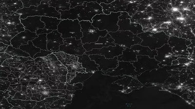 Украина в огне: NASA показало, как выглядит линия фронта из космоса