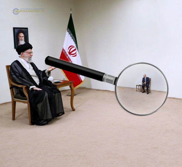 Юзери розібрали на меми фото боягузливого путіна з лідером Ірану - фото 546712