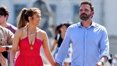 Фотоотчет: папарацци подловили влюбленных Джей Ло и Бена Аффлека во время медового месяца