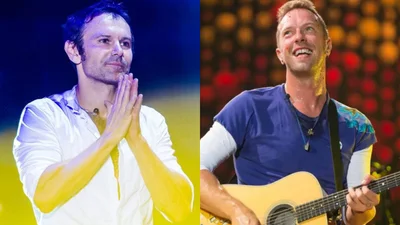 Coldplay і Святослав Вакарчук разом заспівали трек "Обійми" на концерті у Брюсселі