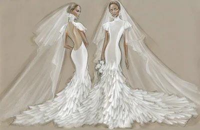 Дженніфер Лопес похизувалася сукнями, в яких святкувала весілля з Аффлеком - фото 547957