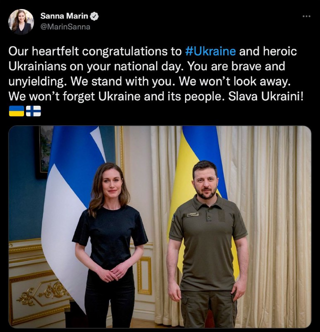 От Бориса Джонсона до LEGO: как мир поздравляет невероятную Украину с Днем Независимости - фото 547978