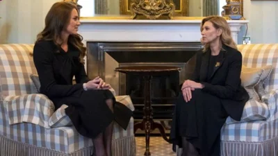 Елена Зеленская и Кейт Миддлтон снова встретились в Букингемском дворце