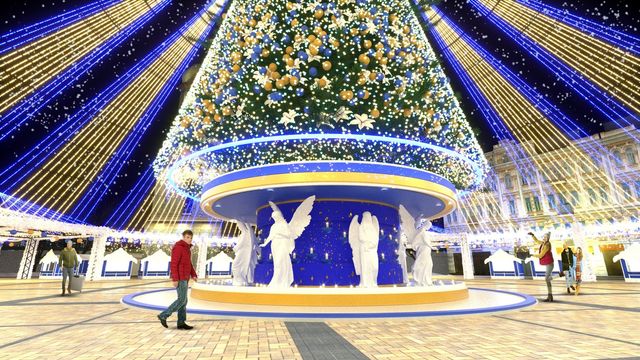 Несокрушимый Киев установит новогоднюю елку, несмотря на войну, и вот какой она может быть - фото 550507
