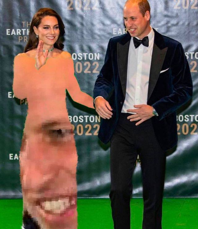 Зеленое платье Кейт Миддлтон попало в мемы - фото 551252