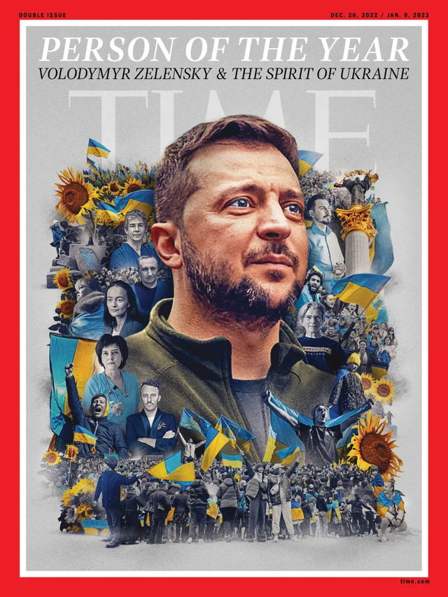 Зеленский стал человеком 2022 года по версии журнала Time - фото 551390