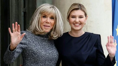 Концентрація стилю і жіночої дружби: Олена Зеленська зустрілася з Бріжит Макрон у Франції