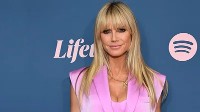 Гайді Клум вийшла на червону доріжку в сукні українського бренду