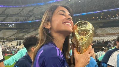 Слідами ЧС-2022: шалені емоції коханих і дітей футболістів збірної Аргентини на перемогу