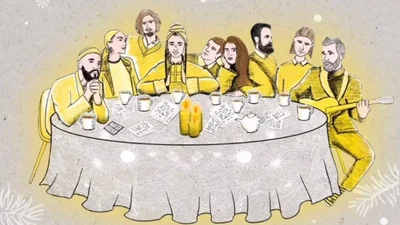 MONATIK, KAZKA, ROXOLANA, Бабкін, Дантес і Паш випустили різдвяний фіт "За одним столом"