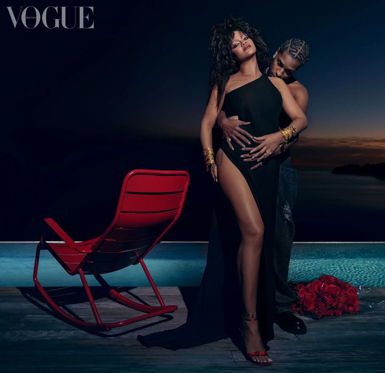 Сімейна фотосесія: вагітна Ріанна з сином і коханим ASAP Rocky на обкладинці Vogue - 553775 Сімейна фотосесія: вагітна Ріанна з сином і коханим ASAP Rocky на обкладинці Vogue - фото 553775