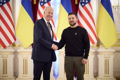 Президент США Джо Байден побывал в Киеве - фото 553893