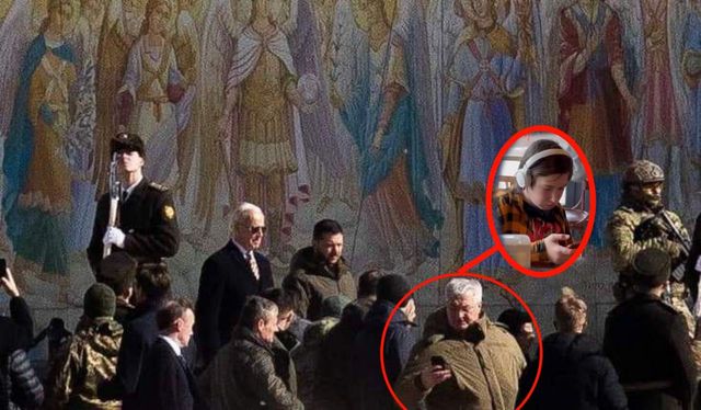 Мемы о поездке Джо Байдена в Киев - фото 553909