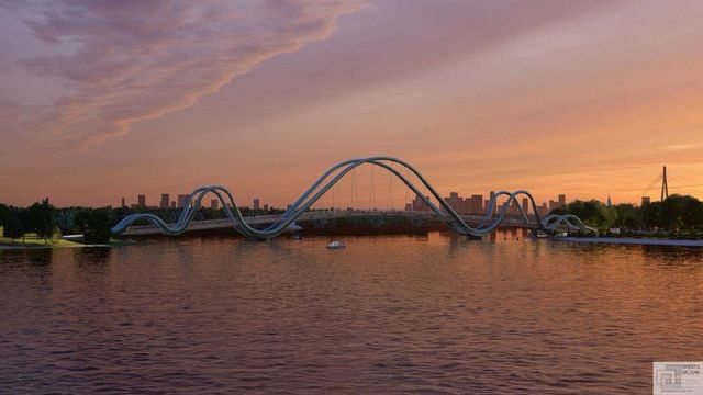 Мост-волна: вот какой современный и стильный мост появится в Киеве уже в этом году - фото 554779