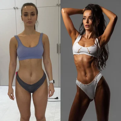 Ксения Мишина показала себя до и после похудения - фото 554929