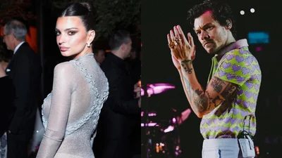 Гаррі Стайлса й Емілі Ратажковскі підловили за пристрасними поцілунками посеред вулиці