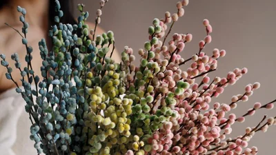 Вербное воскресенье 2024: как сделать букет из ивы своими руками