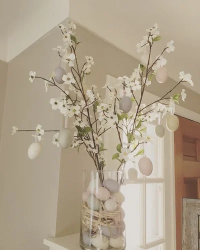 Як зробити пасхальне дерево на Великдень 2023 - фото 555429