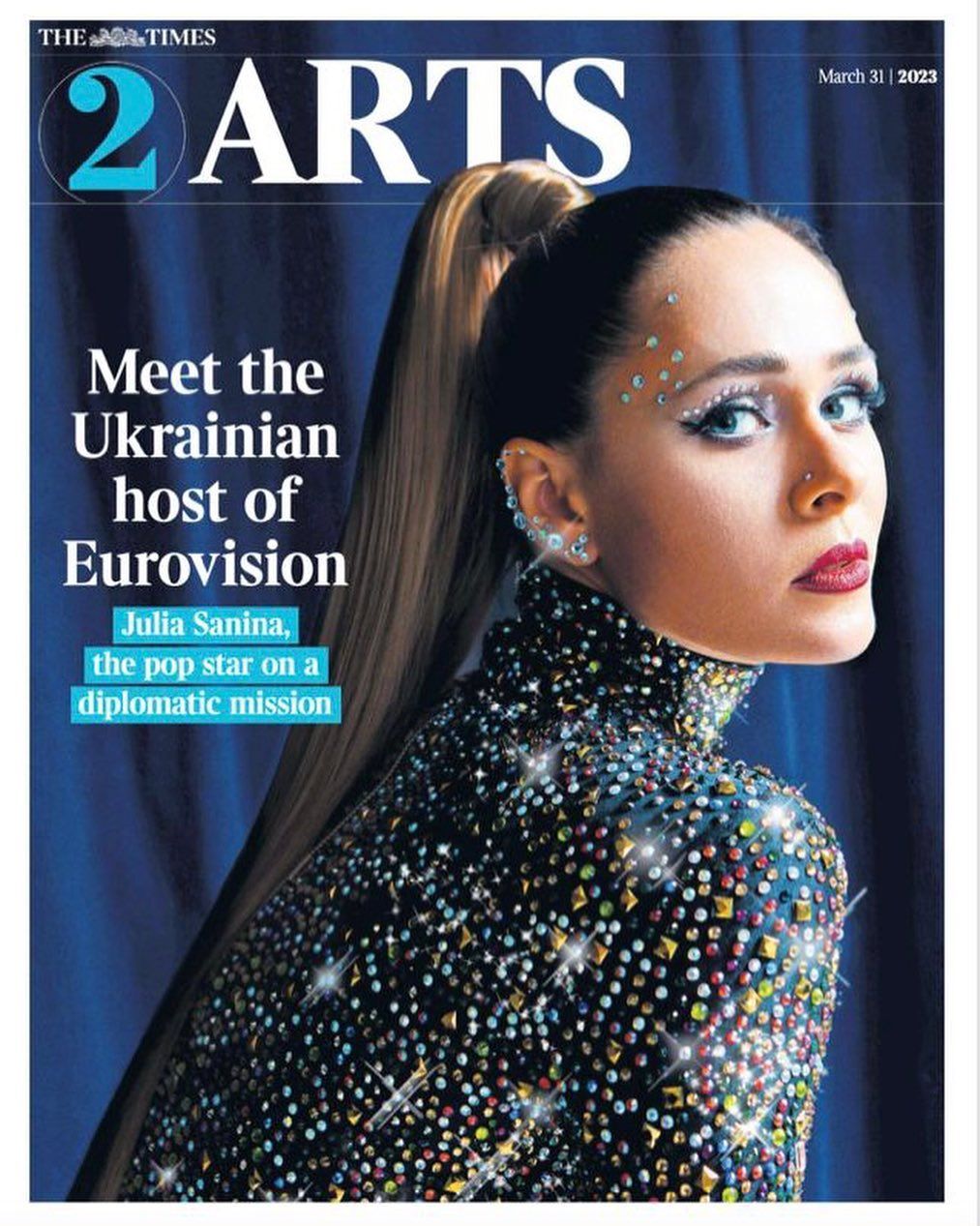 Юлия Санина появилась на обложке The Times - 555454 Юлия Санина появилась на обложке The Times - фото 555454