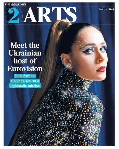 Юлия Санина появилась на обложке The Times - фото 555454