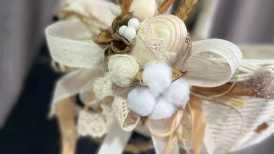 Пасха 2023: как стильно и просто украсить корзину своими руками