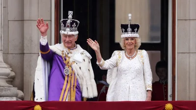 Фото дня: новый король Великобритании на знаменитом балконе