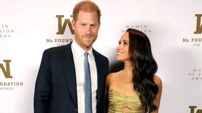 Меган Маркл и принц Гарри вместе вышли на красную дорожку в Нью-Йорке