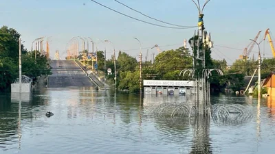 Ось який вигляд має Херсон та Херсонщина на другий день після підриву Каховської ГЕС