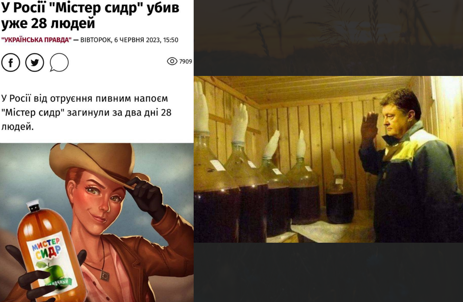 Піднімаємо настрій мемами про 'Мистер Сидр', яким отруїлися росіяни - 559489 Піднімаємо настрій мемами про 'Мистер Сидр', яким отруїлися росіяни - фото 559489