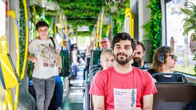 Трамвай-сад: в Антверпені запустили дивовижний транспорт