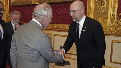 Чарльз ІІІ зустрівся з Масі Найємом та Денисом Шмигалем у Лондоні