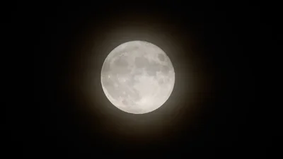 Сегодня Луна подошла к Земле на 22,5 тысячи км ближе, чем обычно