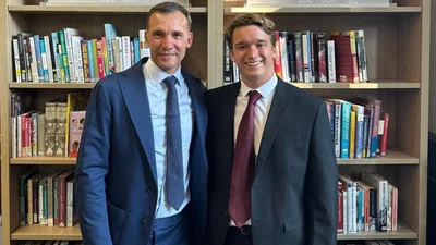 Жена Андрея Шевченко показала их старшего сына-красавца