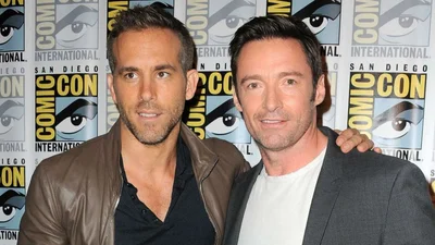 Хью Джекман в роли Росомахи снимается в первых сценах "Дедпула 3" с Райаном Рейнольдсом