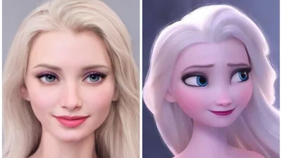 Художник "оживил" персонажей Диснея с помощью ИИ: теперь они похожи на людей